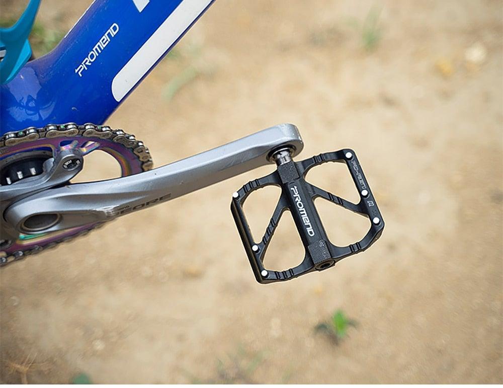 Pédale de vélo ultralégère à 3 roulements, pédale antidérapante, roulement à dégagement rapide en alliage d'aluminium, accessoires de vélo, pédales de VTT antidérapantes, légères, en alliage d'aluminium avec roulement étanche pour vélo de route et VTT