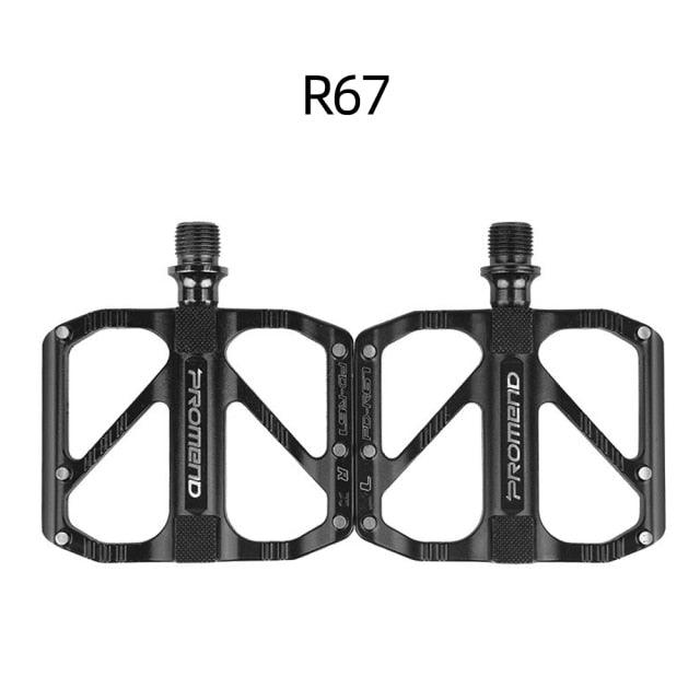 Pédale de vélo ultralégère à 3 roulements, pédale antidérapante, roulement à dégagement rapide en alliage d'aluminium, accessoires de vélo, pédales de VTT antidérapantes, légères, en alliage d'aluminium avec roulement étanche pour vélo de route et VTT