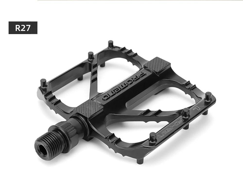 Pédale de vélo ultralégère à 3 roulements, pédale antidérapante, roulement à dégagement rapide en alliage d'aluminium, accessoires de vélo, pédales de VTT antidérapantes, légères, en alliage d'aluminium avec roulement étanche pour vélo de route et VTT