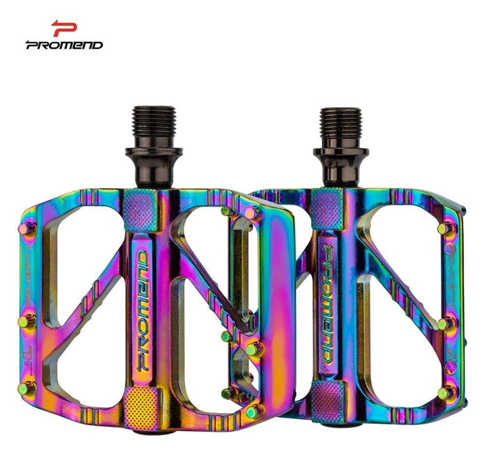 Pédale de vélo ultralégère à 3 roulements, pédale antidérapante, roulement à dégagement rapide en alliage d'aluminium, accessoires de vélo, pédales de VTT antidérapantes, légères, en alliage d'aluminium avec roulement étanche pour vélo de route et VTT