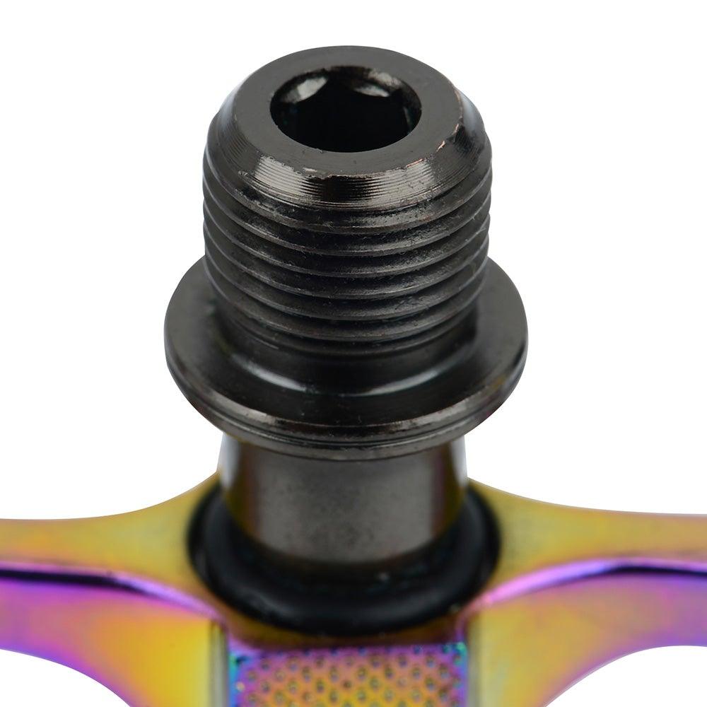 Pédales de vélo ultralégères avec 3 roulements DU, plateforme en alliage d'aluminium antidérapante, dégagement rapide pour VTT et vélo de route, accessoires de vélo, pédales de VTT légères en aluminium avec 3 roulements pour vélo de route