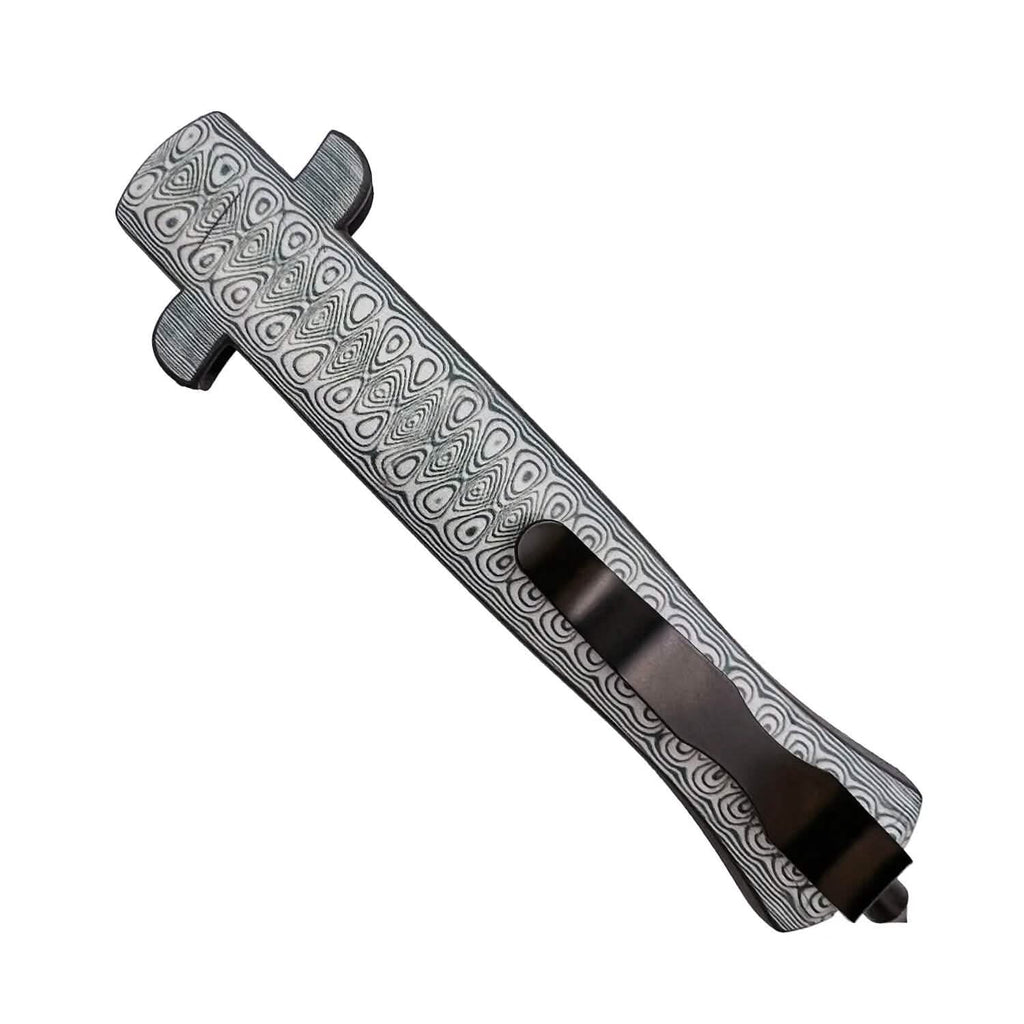 Lot de 2 : Couteau stiletto automatique Ultralite ABS à ouverture frontale