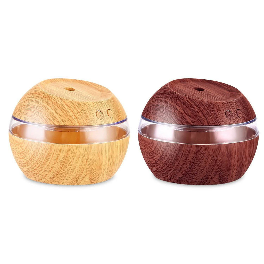 Diffuseur d'Huiles Essentielles à Ultrasons Grain de Bois