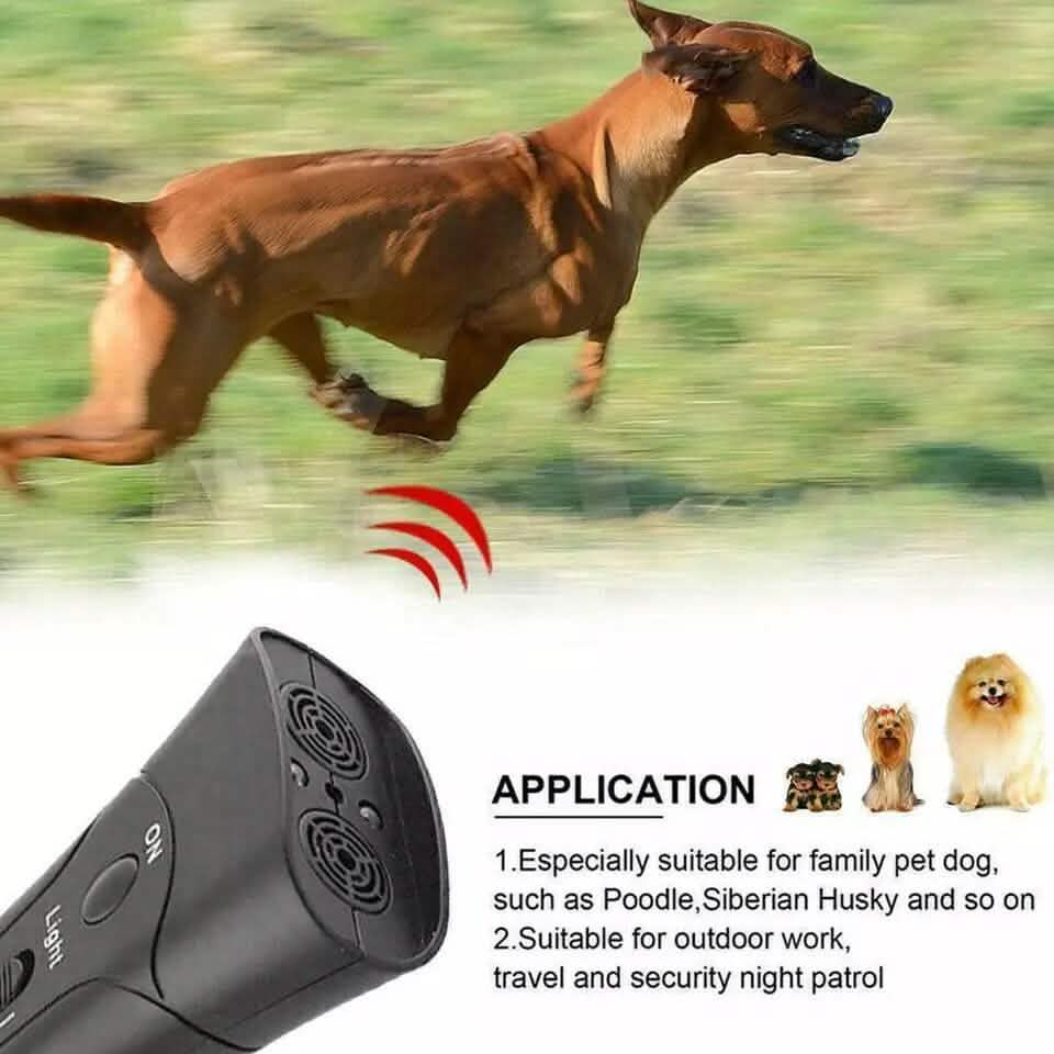 Dispositif de contrôle anti-aboiement ultrasonique pour chiens