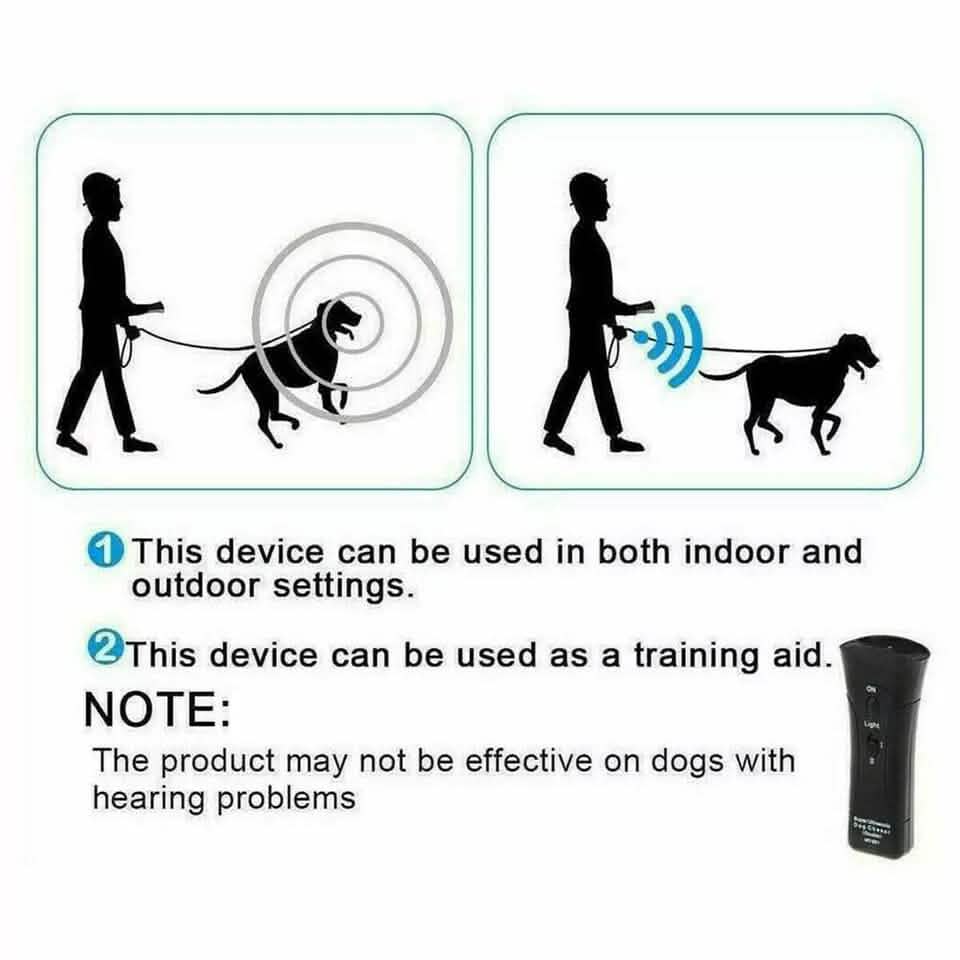 Dispositif de contrôle anti-aboiement ultrasonique pour chiens
