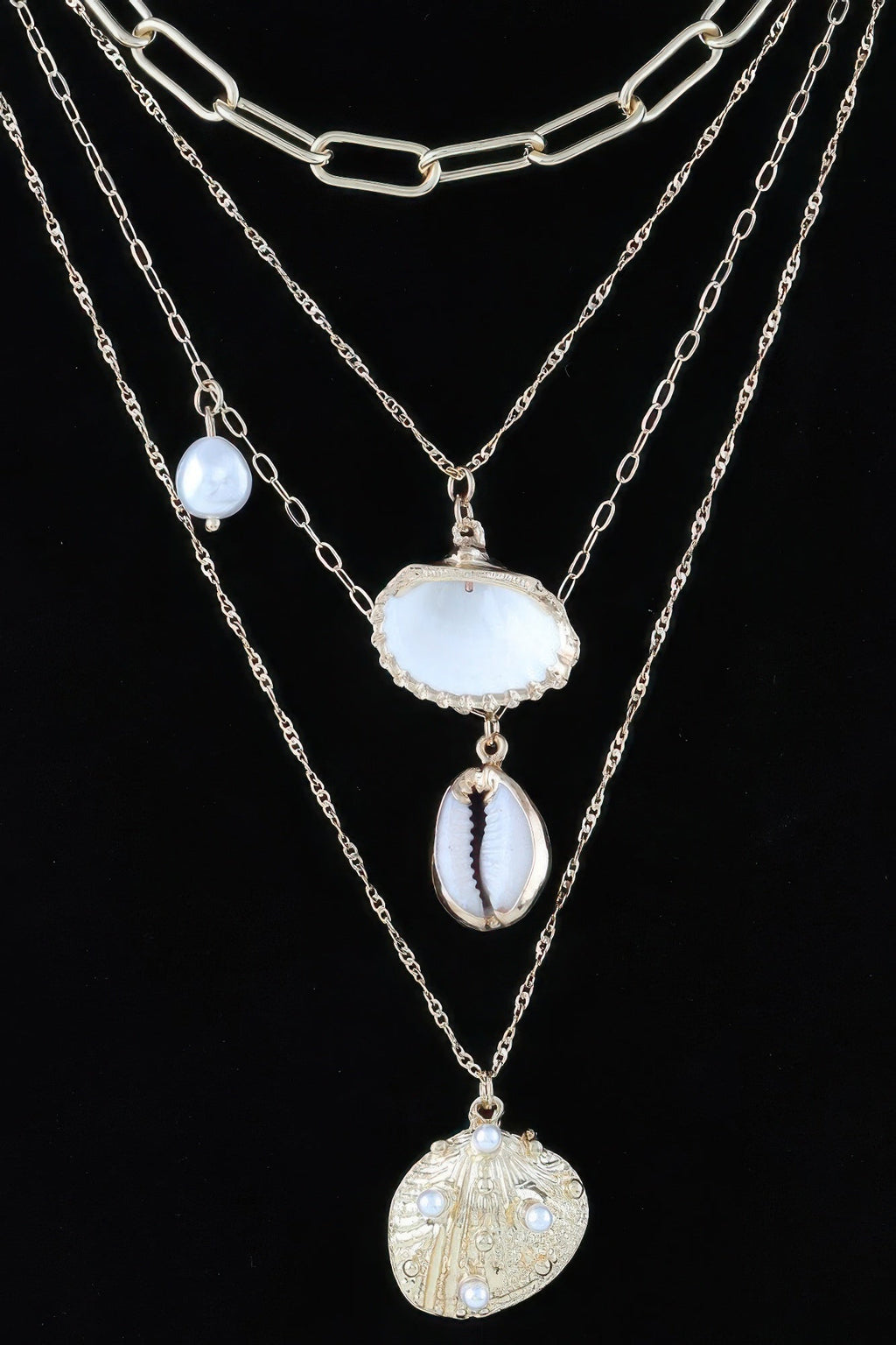 Collier à chaîne pendentifs Sous l'Océan