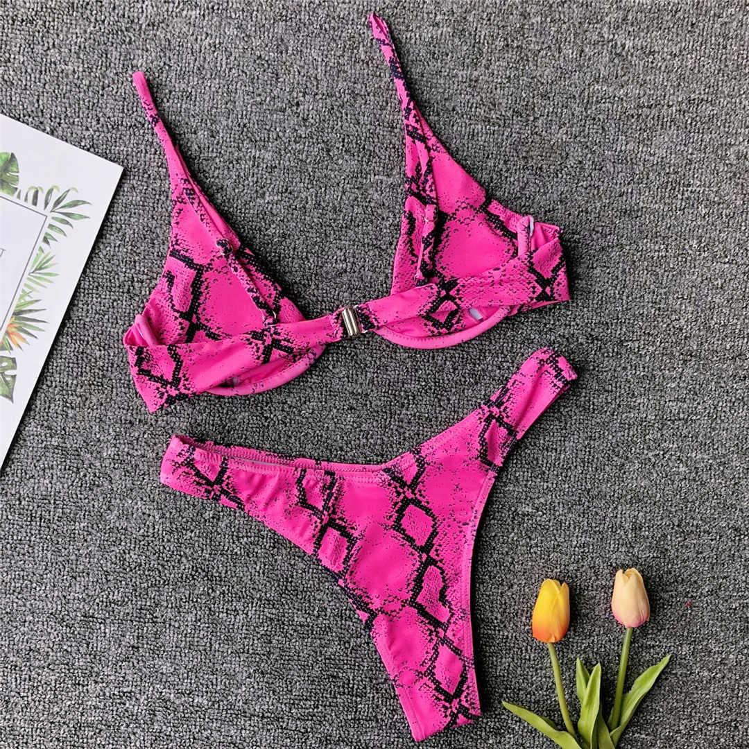 Maillot de bain femme avec armatures, maillot de bain deux pièces pour femme, bikini fil en V, ensemble de bain pour femme, micro bikini pour femme, maillot de bain deux pièces brillant métallique, maillot de bain push-up avec armatures, maillot de bain