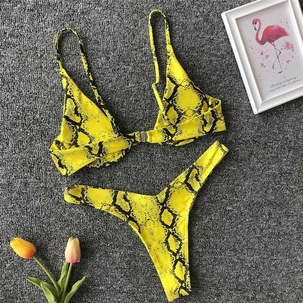 Maillot de bain femme avec armatures, maillot de bain deux pièces pour femme, bikini fil en V, ensemble de bain pour femme, micro bikini pour femme, maillot de bain deux pièces brillant métallique, maillot de bain push-up avec armatures, maillot de bain