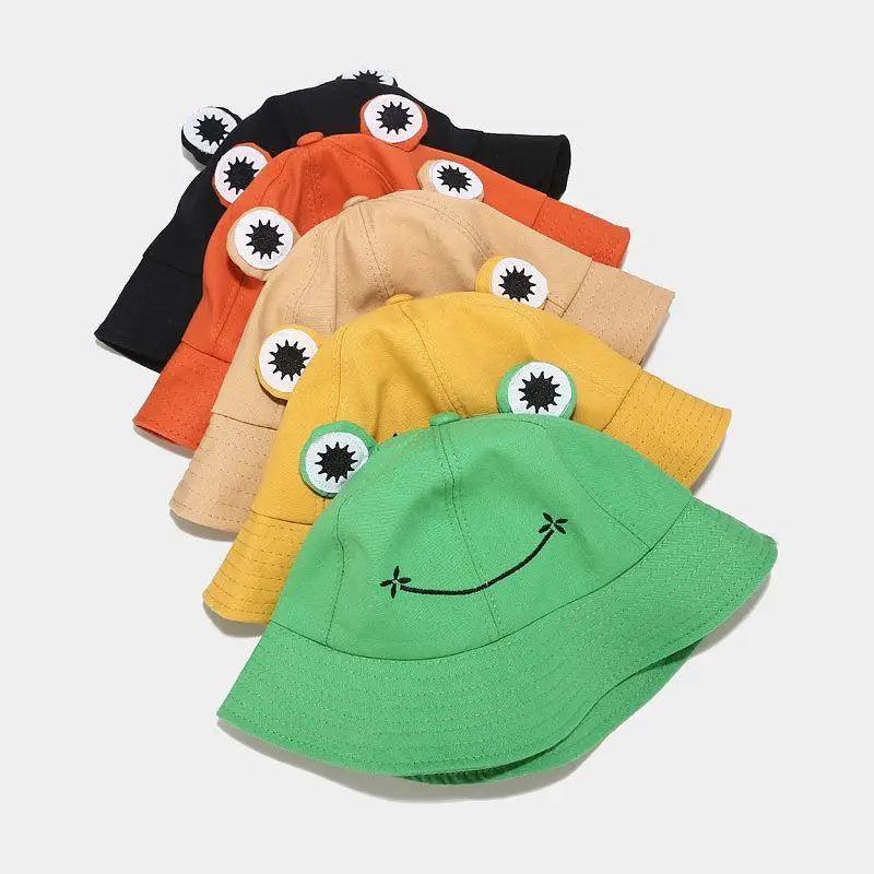 Chapeau Bob Grenouille au Design Unique pour Femme, Chapeau Panama Uni pour Femme Été Automne, Casquette de Pêche de Plage en Plein Air, Chapeau de Soleil Anti-UV pour Femme