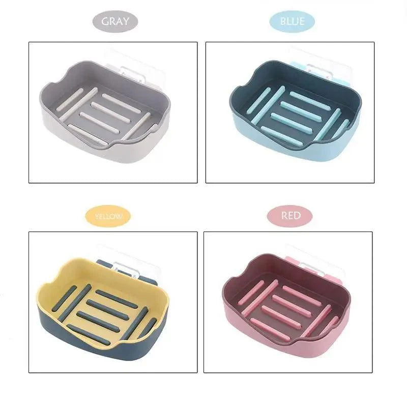 Boîte à savon unique en forme de feuille, porte-savon égouttoir, accessoires de salle de bain, boîte à savon de lessive, fournitures de salle de bain, gadgets.