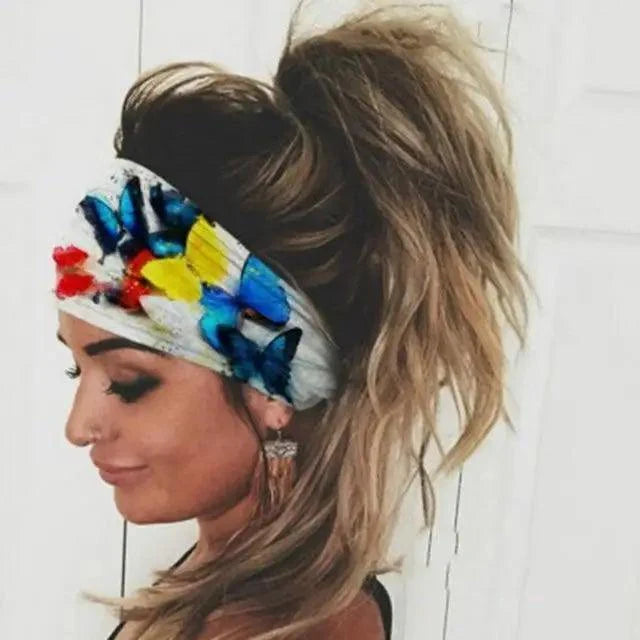Bandeaux d'été uniques pour femmes, imprimé, style croisé, turbans, bandanas, accessoires pour cheveux, écharpes, couvre-chefs, cadeau