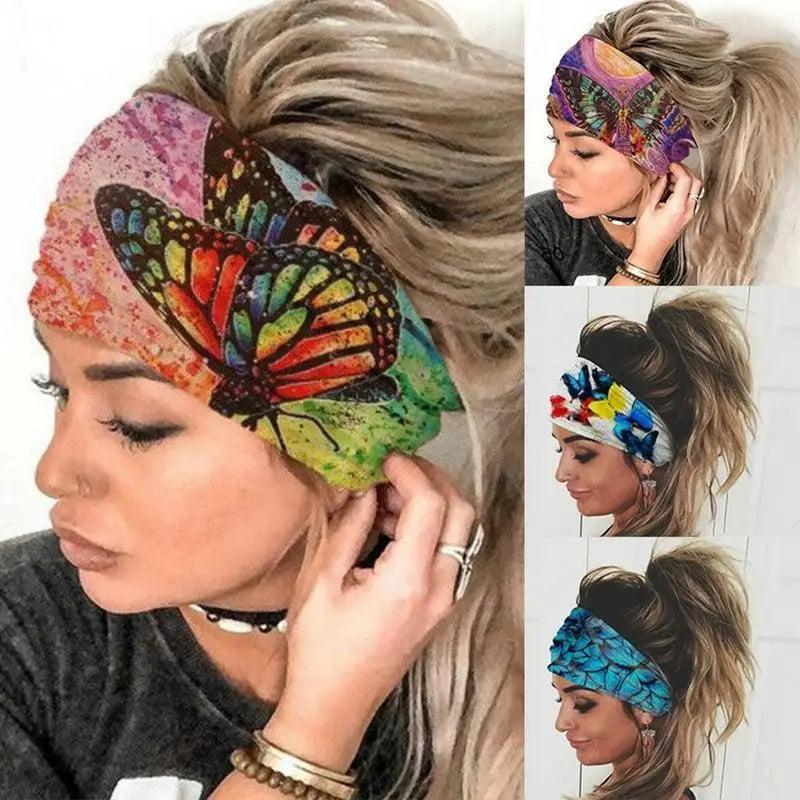 Bandeaux d'été uniques pour femmes, imprimé, style croisé, turbans, bandanas, accessoires pour cheveux, écharpes, couvre-chefs, cadeau