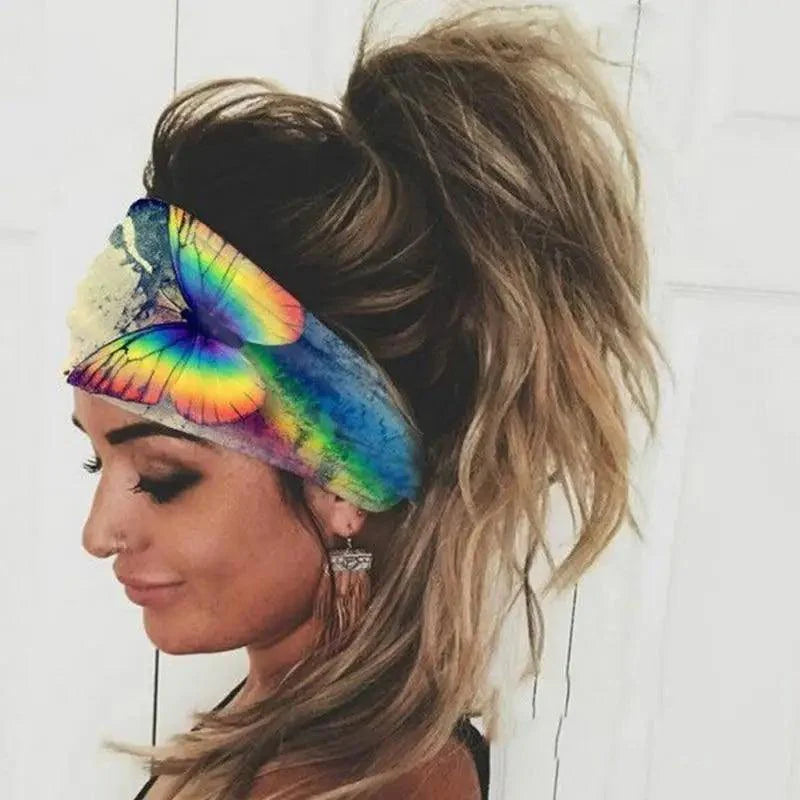 Bandeaux d'été uniques pour femmes, imprimé, style croisé, turbans, bandanas, accessoires pour cheveux, écharpes, couvre-chefs, cadeau