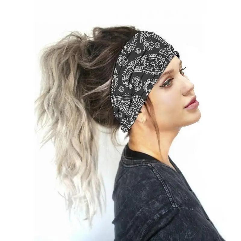 Bandeaux d'été uniques pour femmes, imprimé, style croisé, turbans, bandanas, accessoires pour cheveux, écharpes, couvre-chefs, cadeau