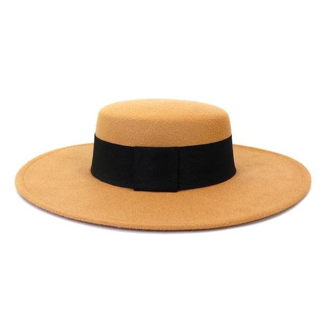 Chapeaux Fedora Style Unique pour Femmes Rétro Nouveau Chapeau à Bords Larges Tendance pour Fête d'Été Chapeau Fedora Grande Taille Chapeaux de Mariage de Luxe Chapeau Haut Plat