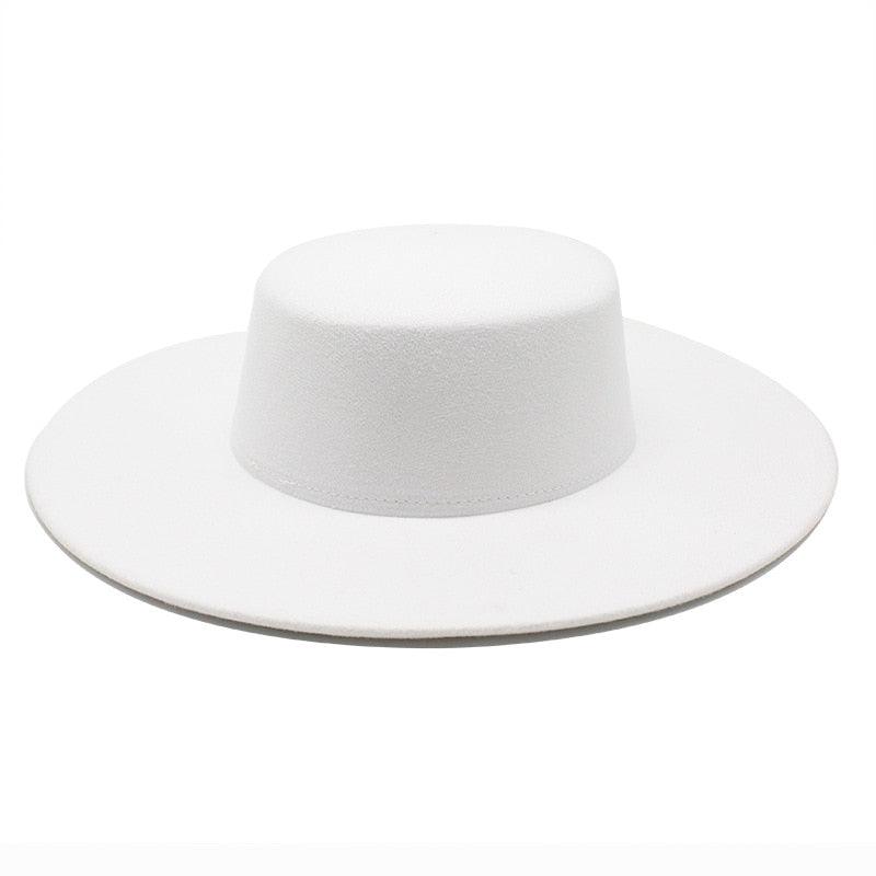 Chapeaux Fedora Style Unique pour Femmes Rétro Nouveau Chapeau à Bords Larges Tendance pour Fête d'Été Chapeau Fedora Grande Taille Chapeaux de Mariage de Luxe Chapeau Haut Plat