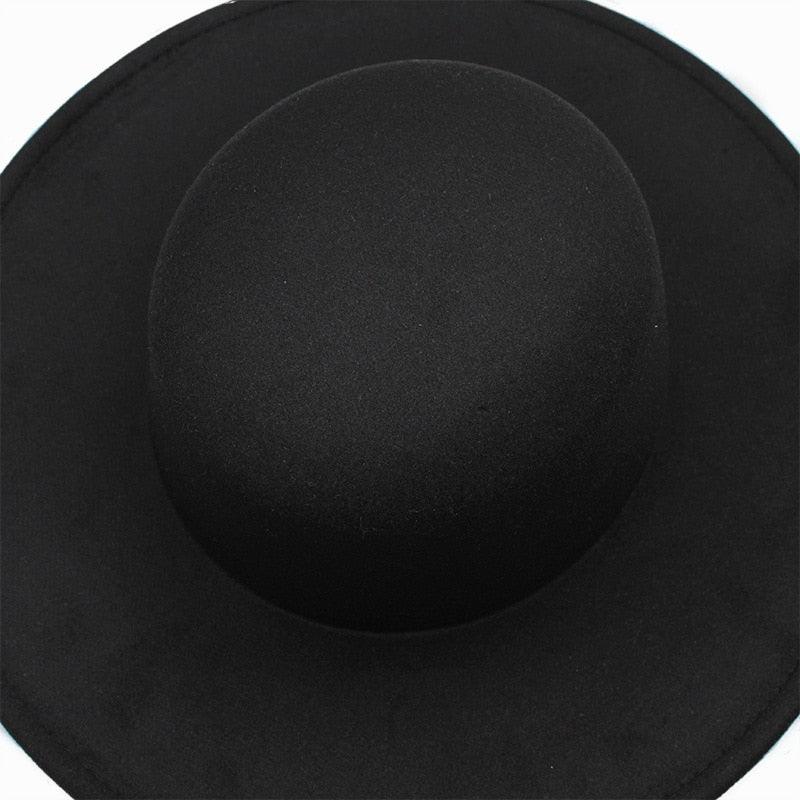 Chapeaux Fedora Style Unique pour Femmes Rétro Nouveau Chapeau à Bords Larges Tendance pour Fête d'Été Chapeau Fedora Grande Taille Chapeaux de Mariage de Luxe Chapeau Haut Plat