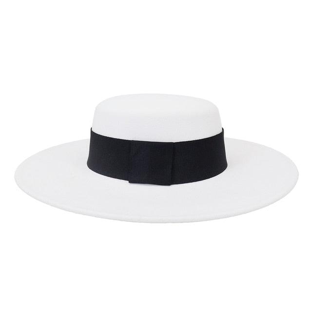 Chapeaux Fedora Style Unique pour Femmes Rétro Nouveau Chapeau à Bords Larges Tendance pour Fête d'Été Chapeau Fedora Grande Taille Chapeaux de Mariage de Luxe Chapeau Haut Plat