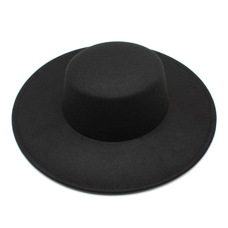 Chapeaux Fedora Style Unique pour Femmes Rétro Nouveau Chapeau à Bords Larges Tendance pour Fête d'Été Chapeau Fedora Grande Taille Chapeaux de Mariage de Luxe Chapeau Haut Plat