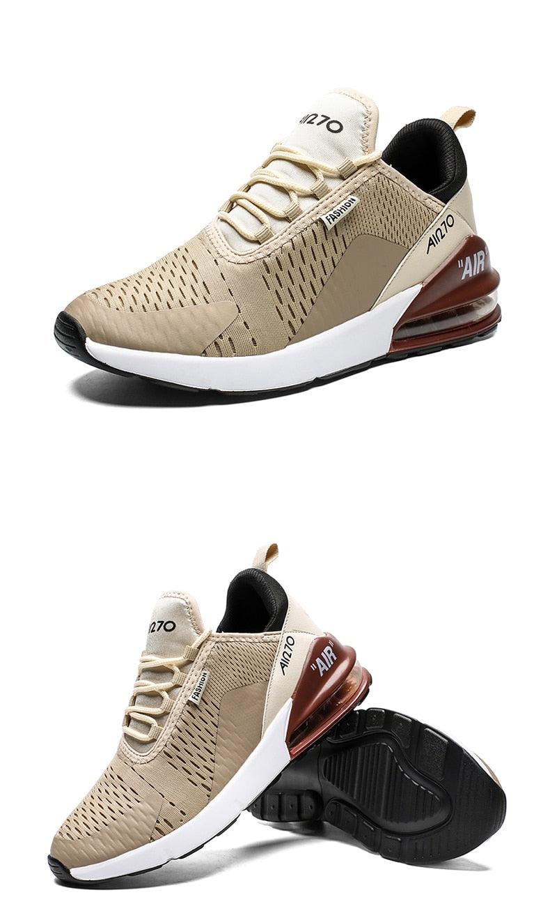 Chaussures de course unisexe à coussin d'air Baskets pour hommes Chaussures de sport légères et respirantes Entraînement Jogging Soutien de la voûte plantaire Chaussures de tennis Baskets à coussin d'air respirantes pour l'entraînement en salle de sport