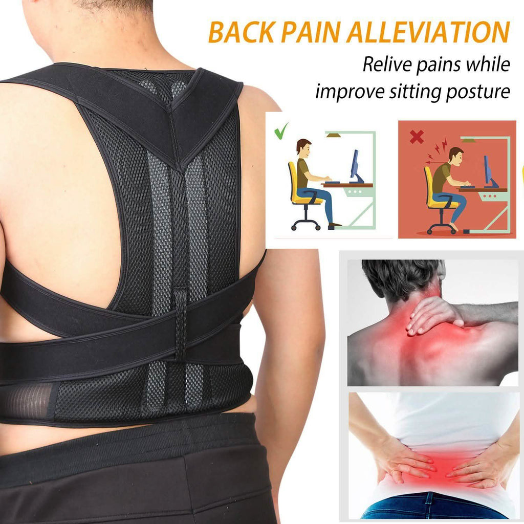Correcteur de posture unisexe pour le dos