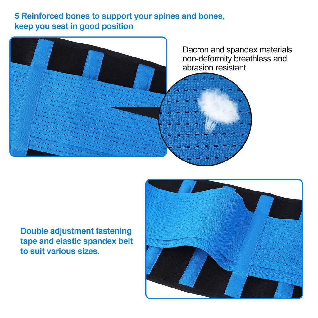Ceinture de maintien lombaire unisexe