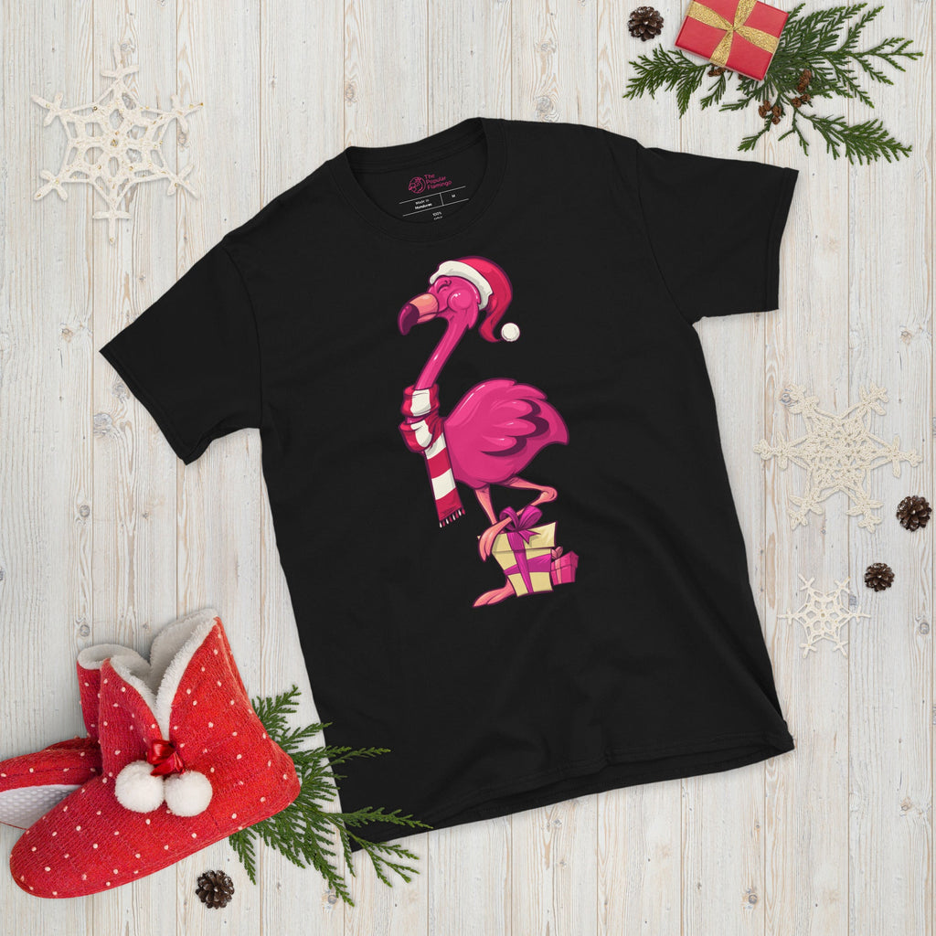 Original Le T-shirt de Noël populaire Flamant rose