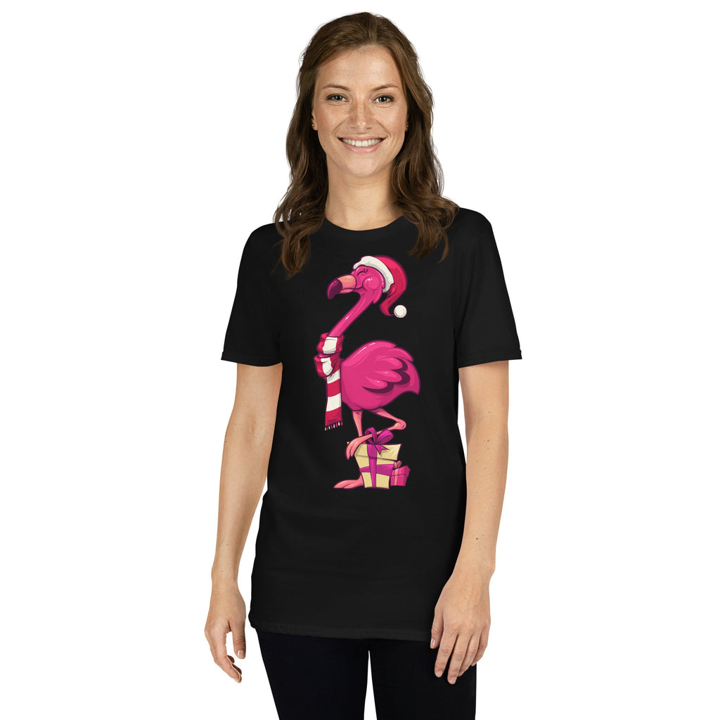 Original Le T-shirt de Noël populaire Flamant rose