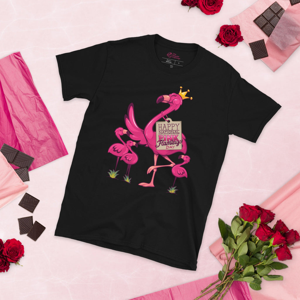 Original Le T-shirt Original Flamingo National Pink Flamingo Day