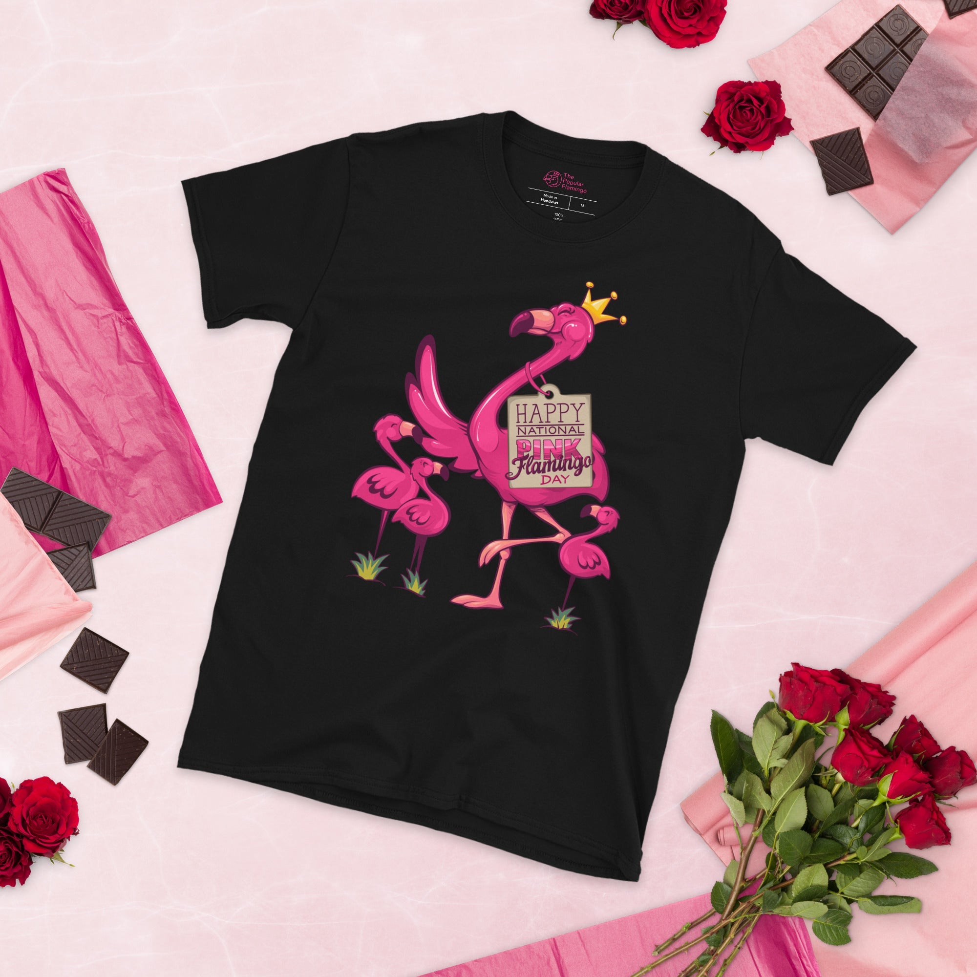 Original Le T-shirt Original Flamingo National Pink Flamingo Day