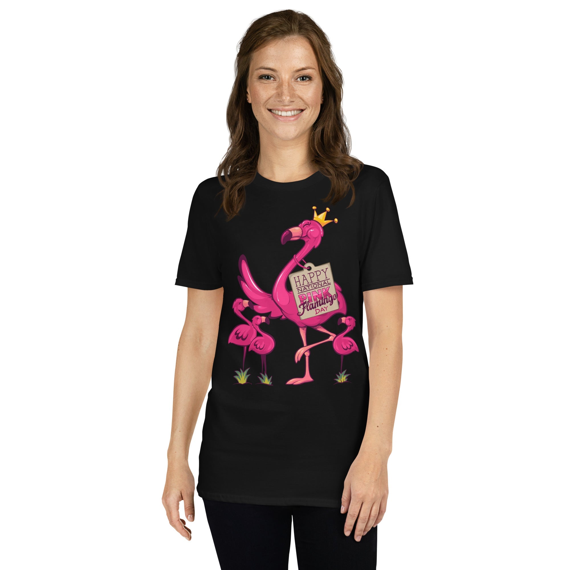 Original Le T-shirt Original Flamingo National Pink Flamingo Day