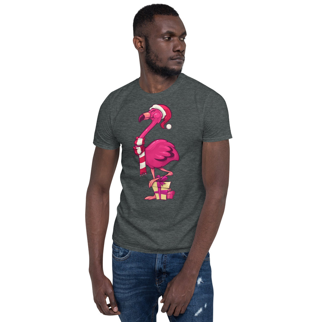 Original Le T-shirt de Noël populaire Flamant rose