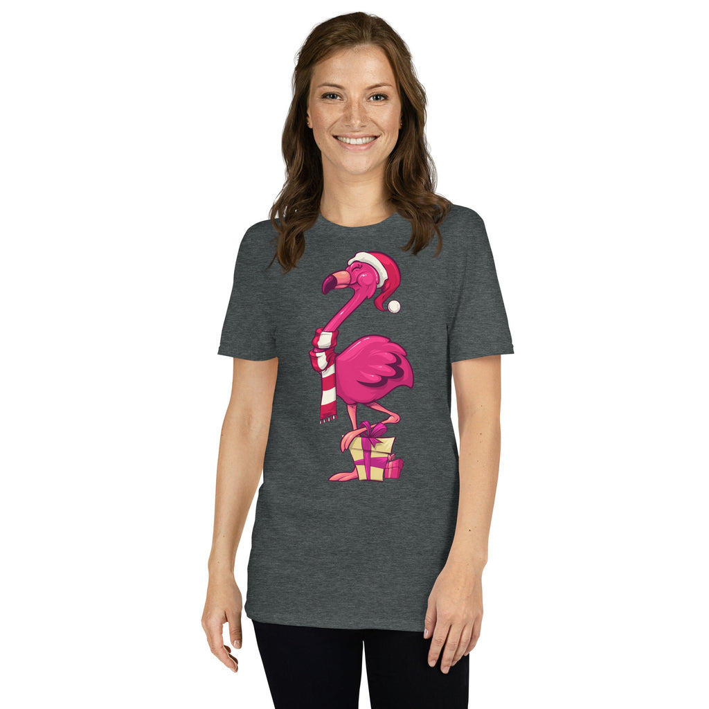 Original Le T-shirt de Noël populaire Flamant rose