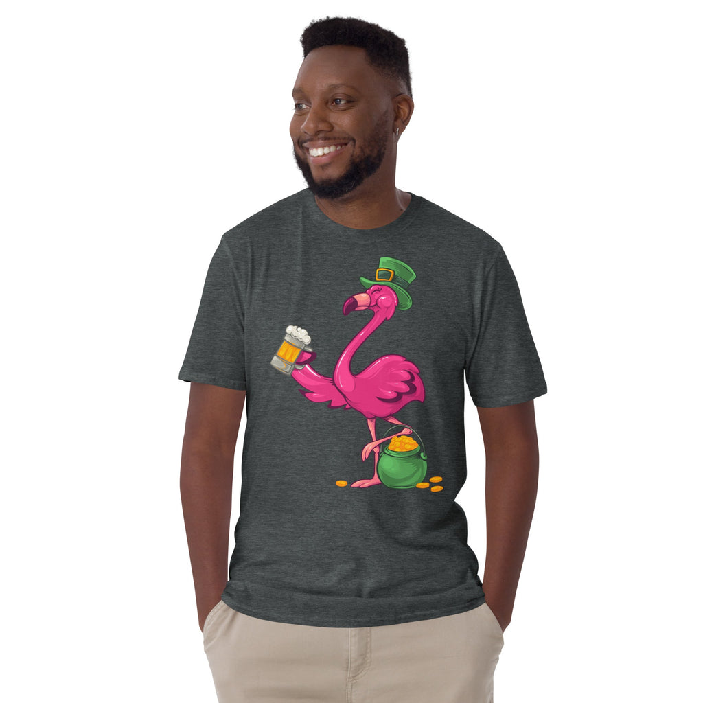 Original Le T-shirt populaire Flamingo de la Saint-Patrick