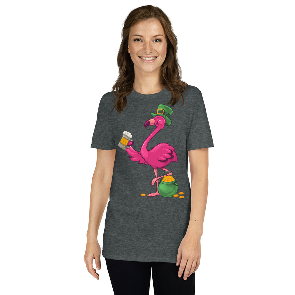 Original Le T-shirt populaire Flamingo de la Saint-Patrick
