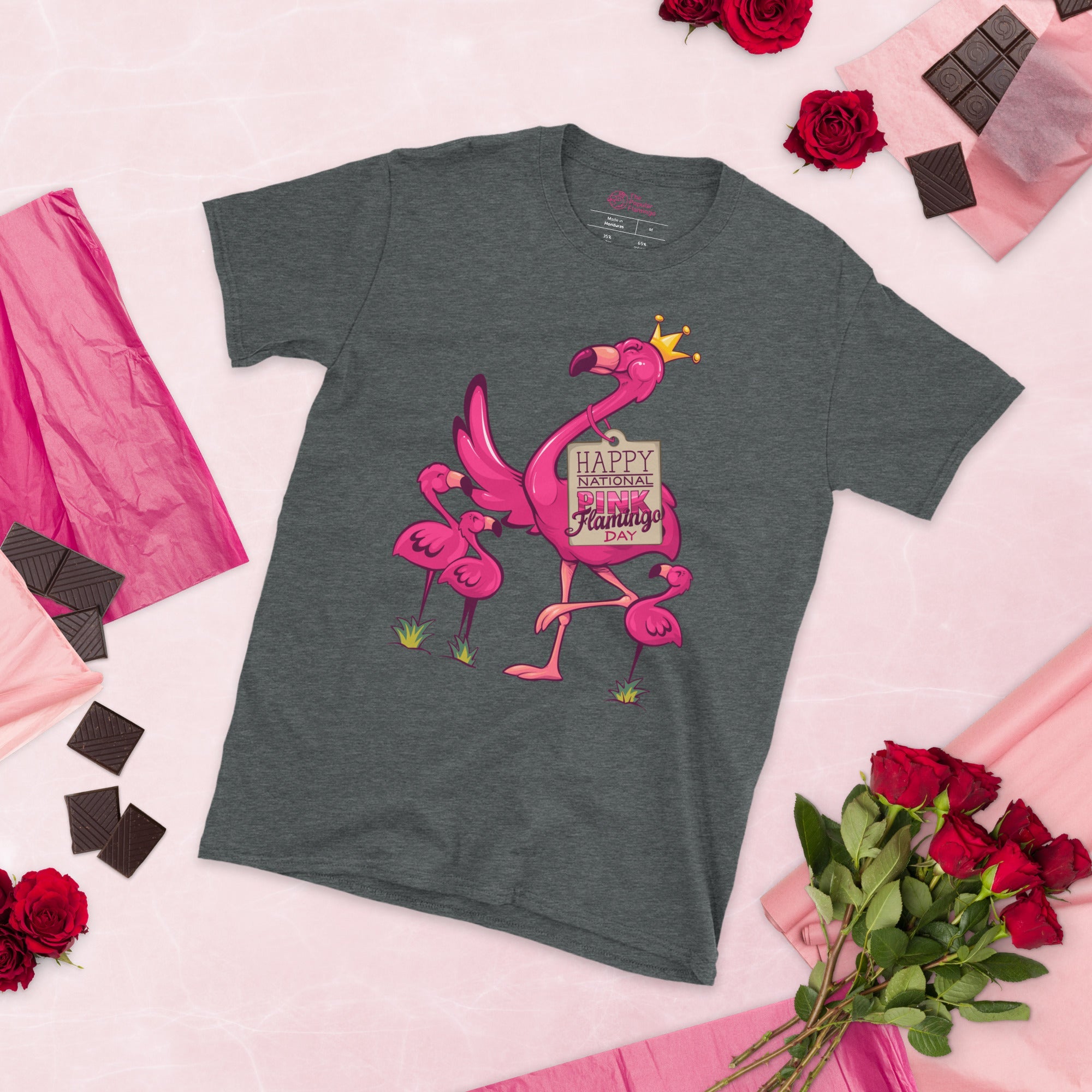 Original Le T-shirt Original Flamingo National Pink Flamingo Day