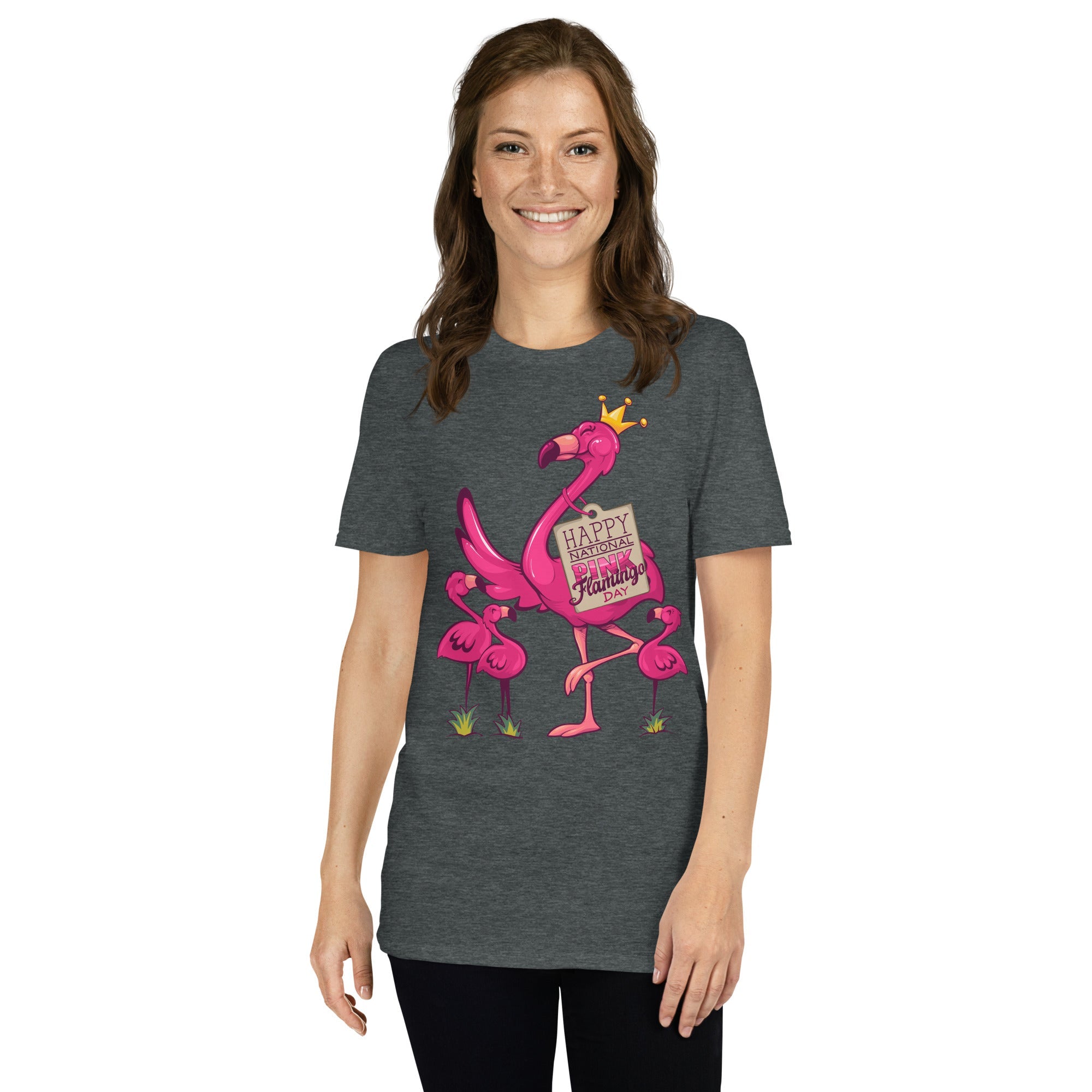 Original Le T-shirt Original Flamingo National Pink Flamingo Day