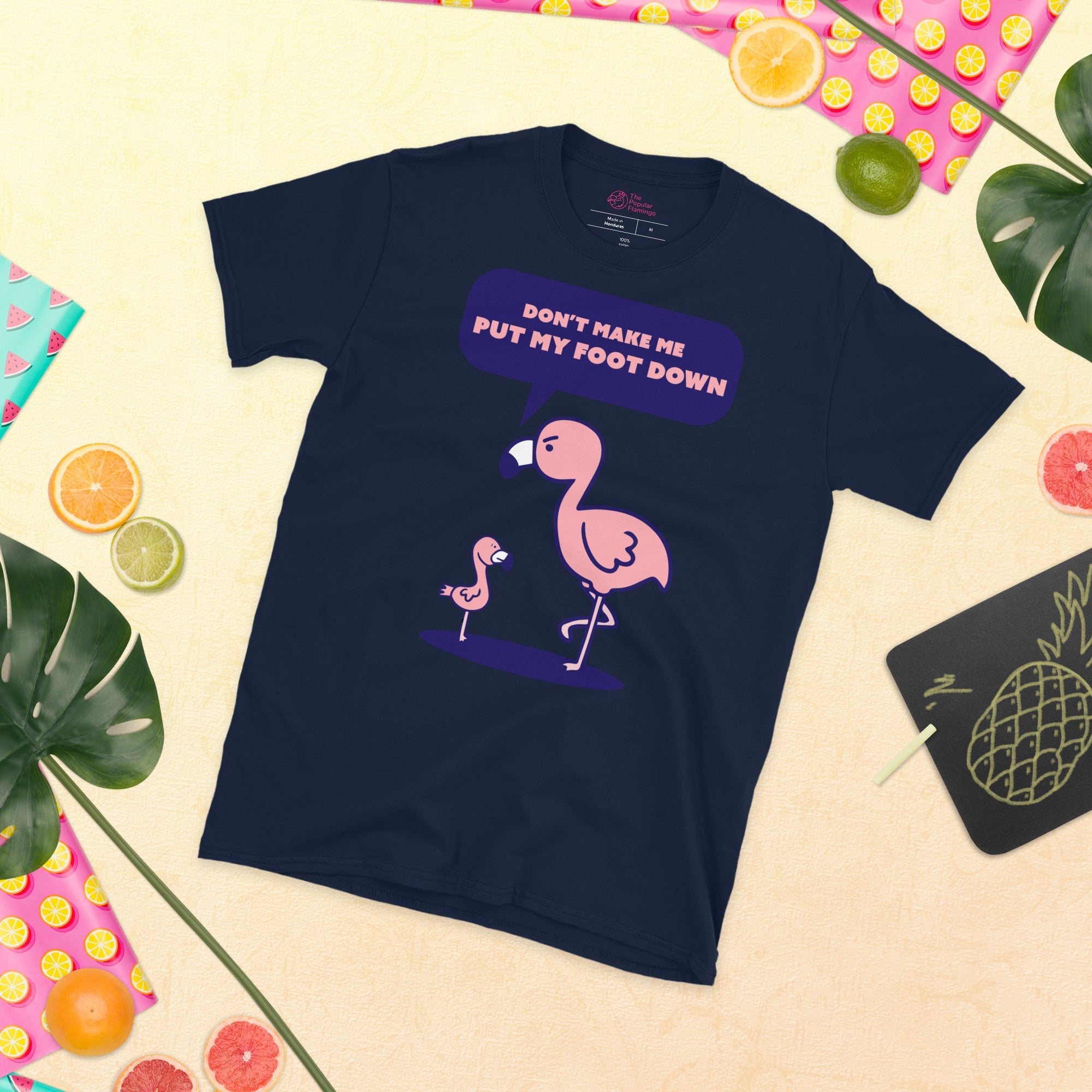 T-shirt "Ne me force pas à taper du pied"