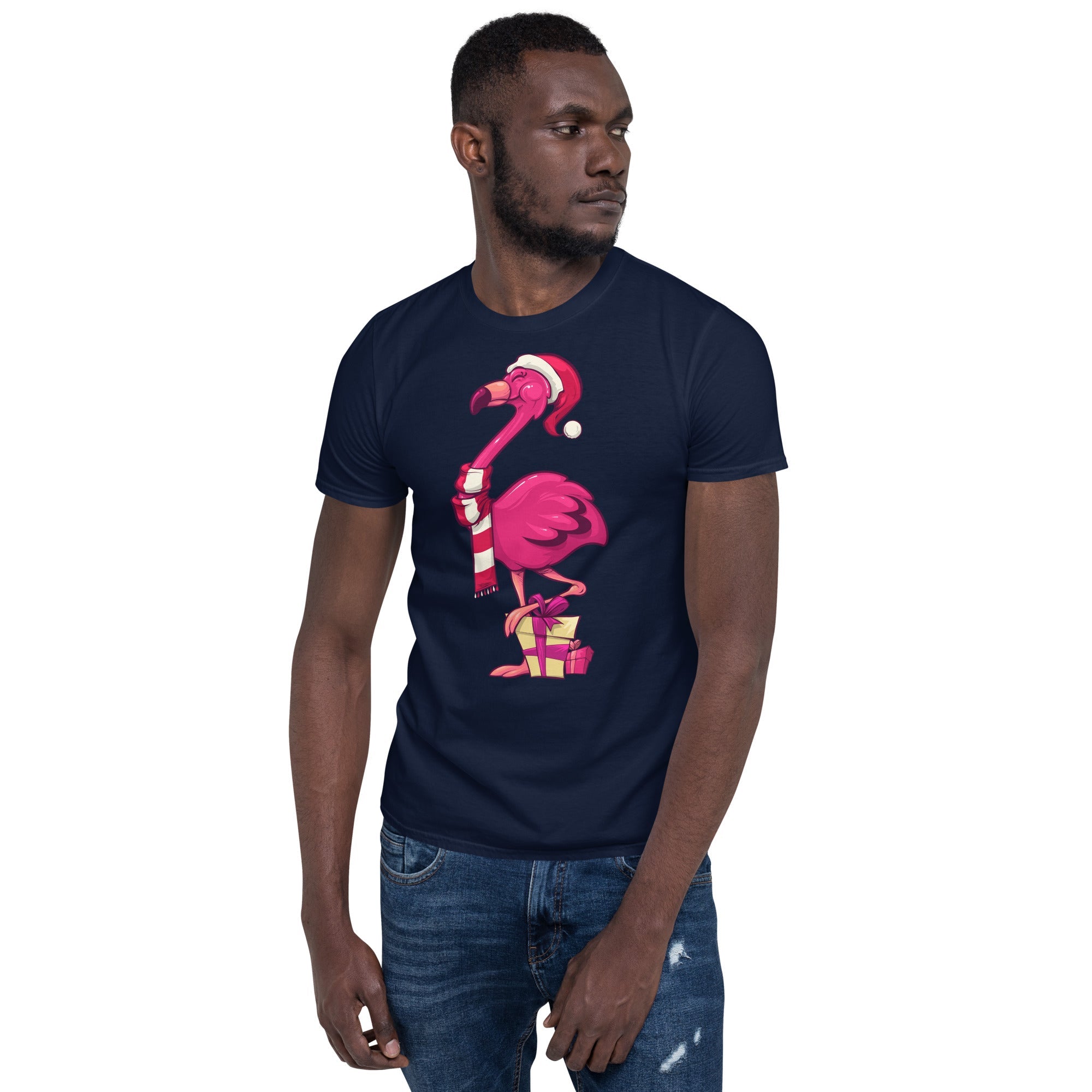 Original Le T-shirt de Noël populaire Flamant rose