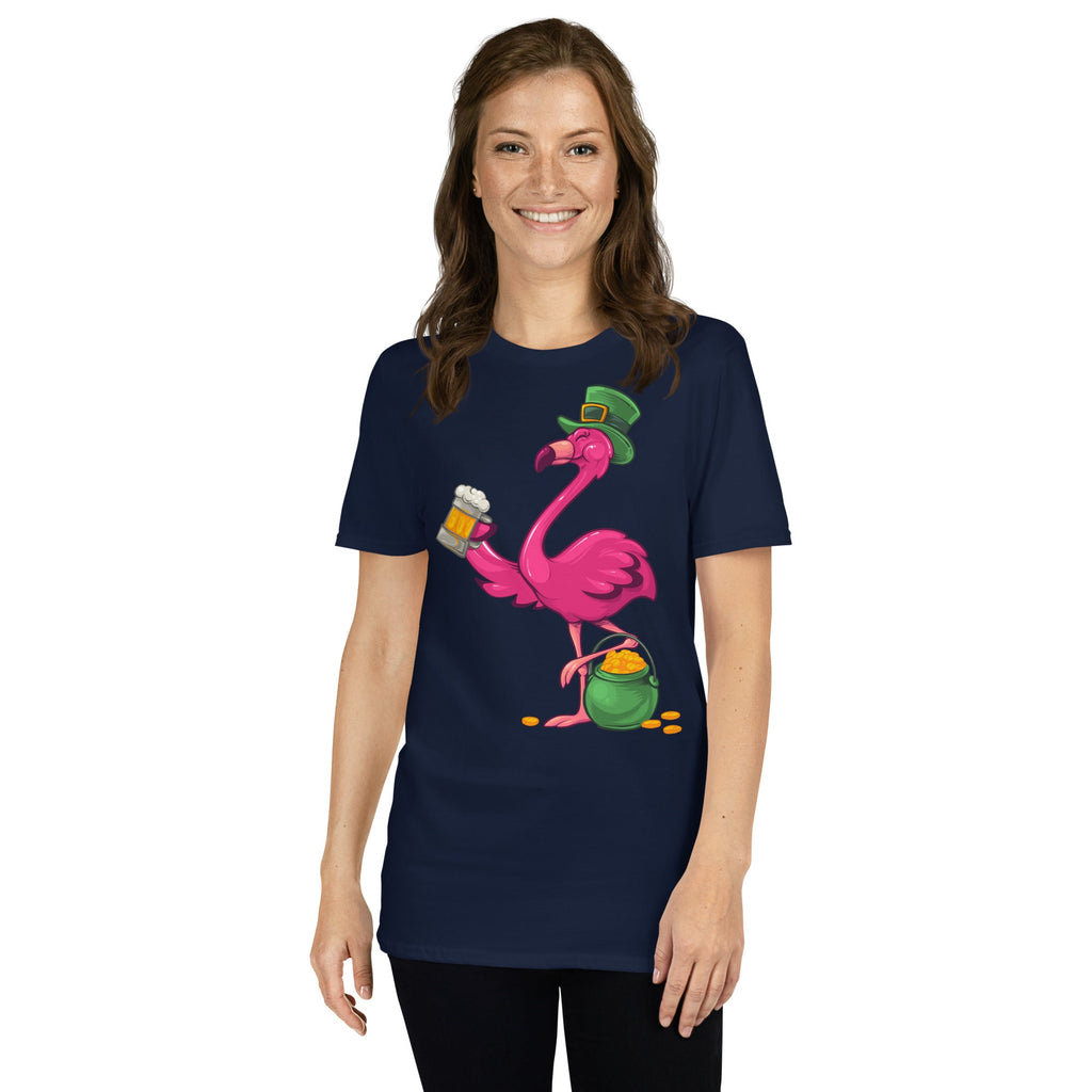 Original Le T-shirt populaire Flamingo de la Saint-Patrick