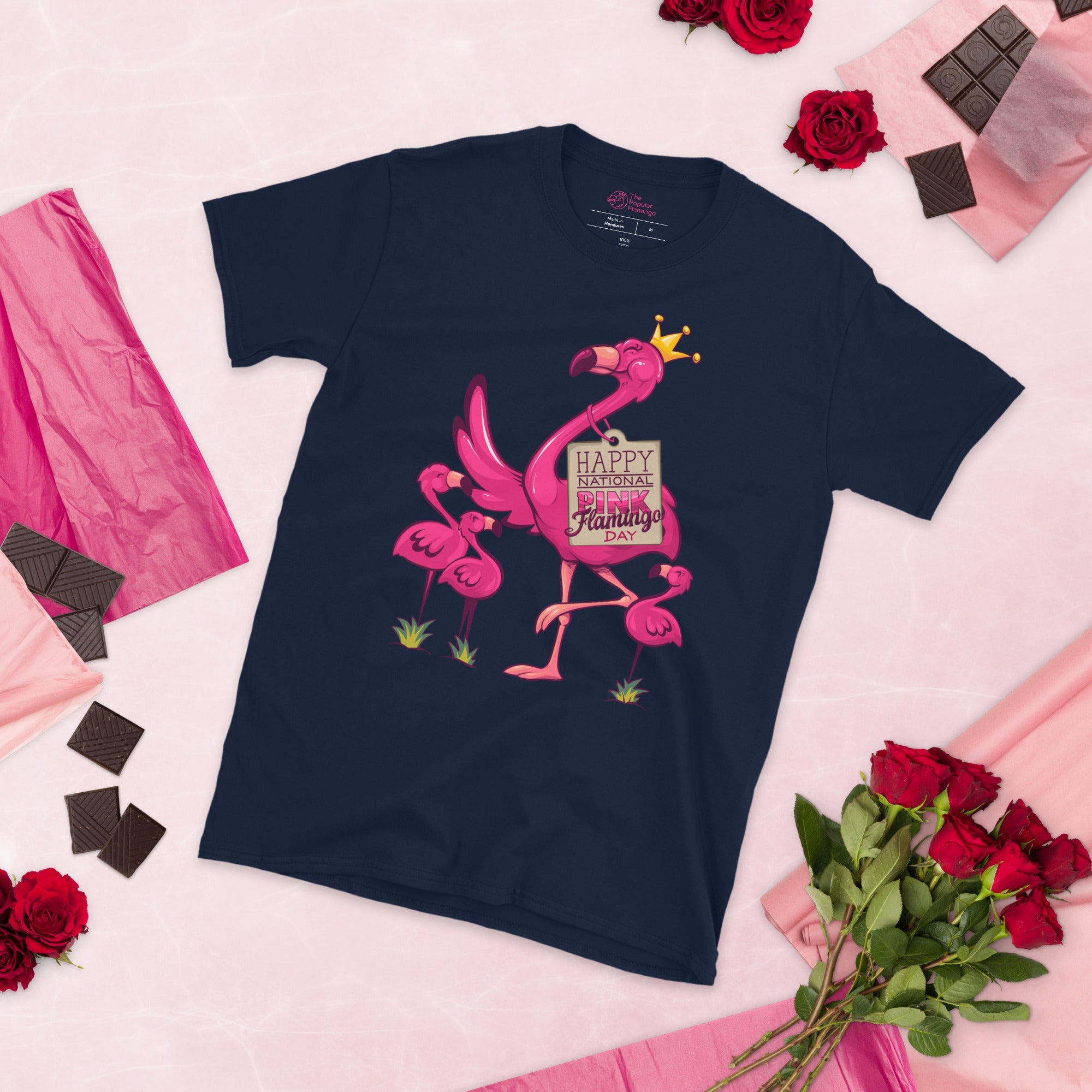 Original Le T-shirt Original Flamingo National Pink Flamingo Day
