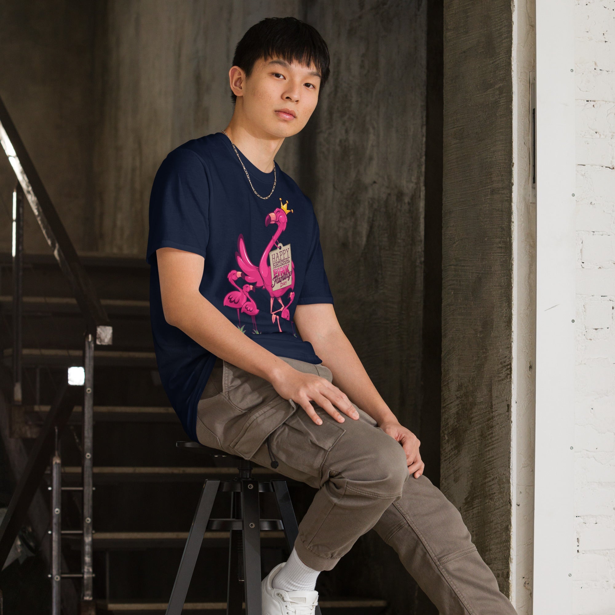 Original Le T-shirt Original Flamingo National Pink Flamingo Day