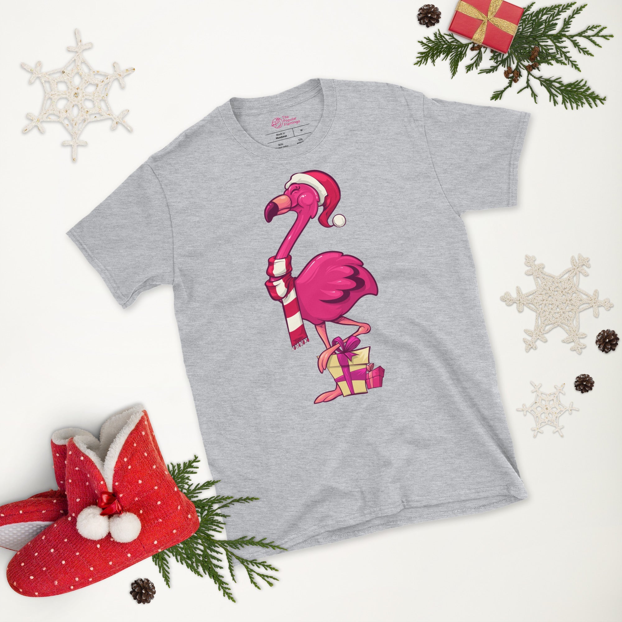 Original Le T-shirt de Noël populaire Flamant rose