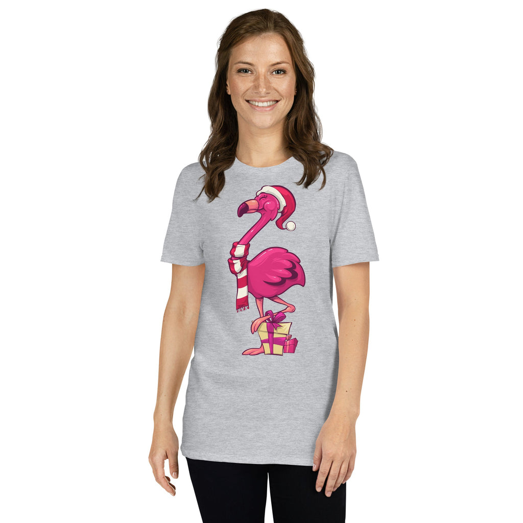 Original Le T-shirt de Noël populaire Flamant rose