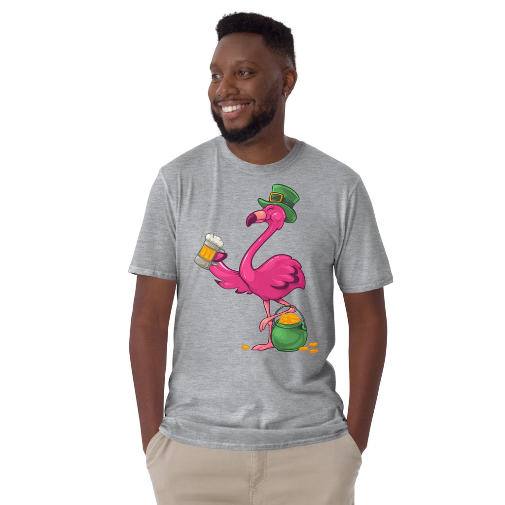Original Le T-shirt populaire Flamingo de la Saint-Patrick