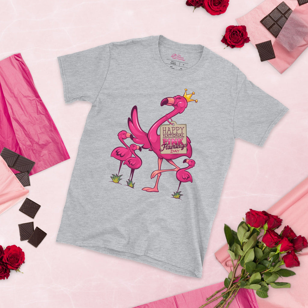 Original Le T-shirt Original Flamingo National Pink Flamingo Day