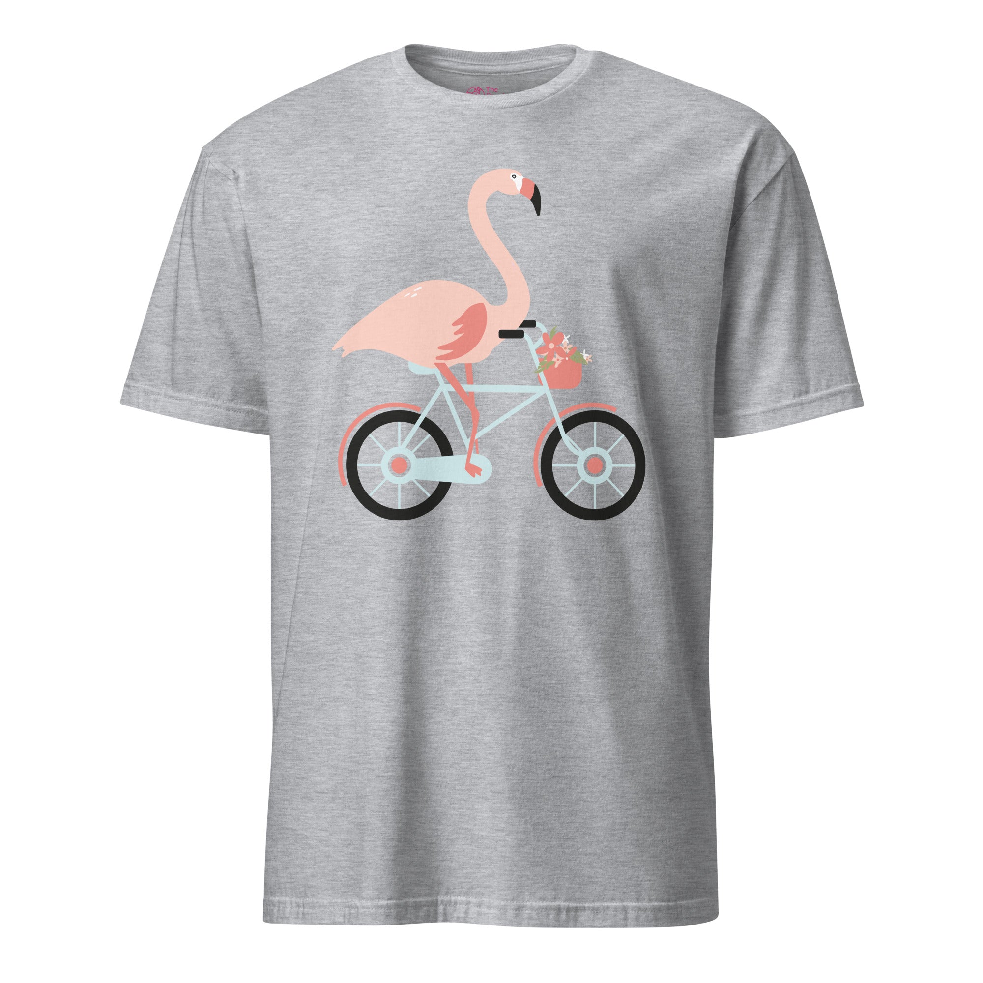 T-Shirt Vélo Flamant Rose