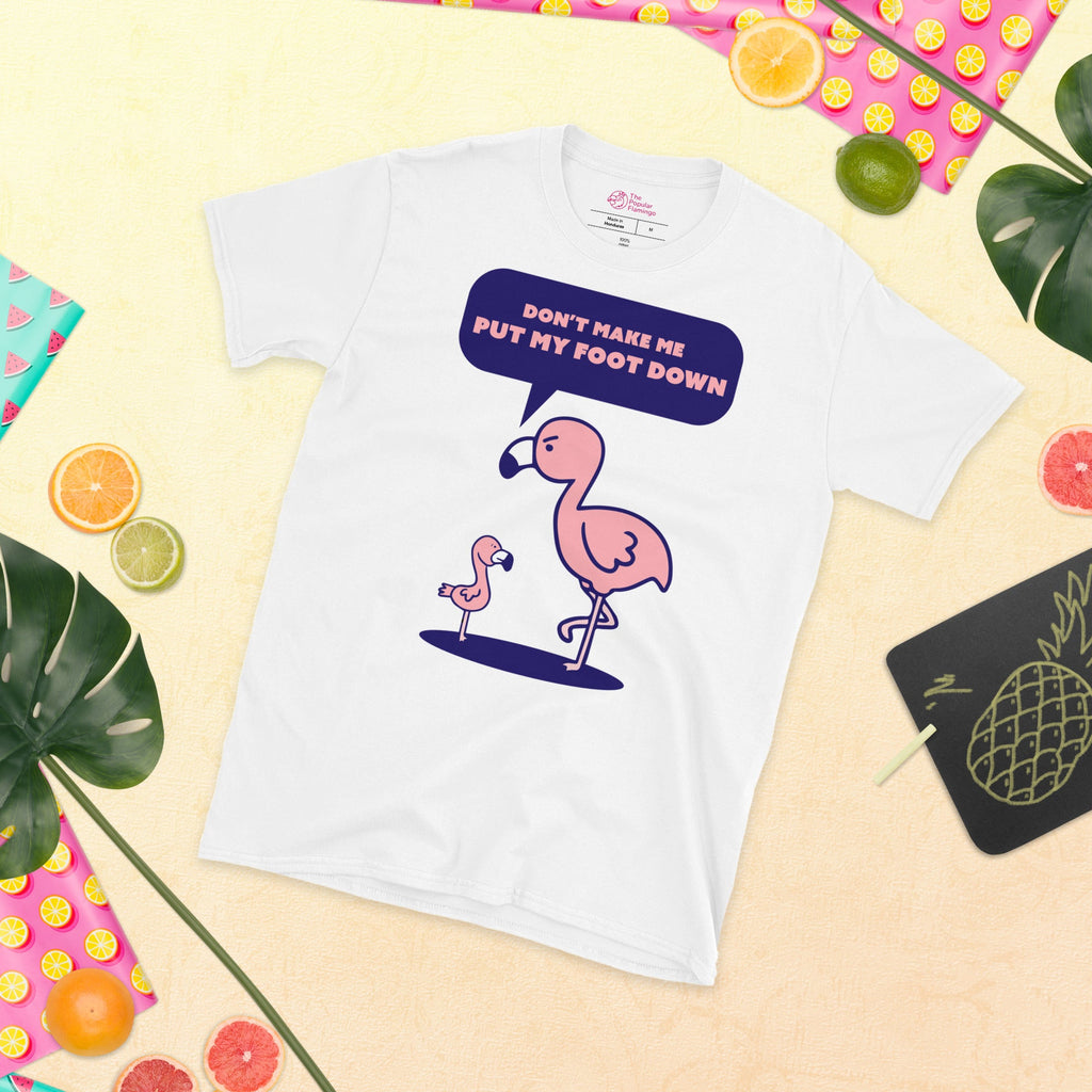 T-shirt "Ne me force pas à taper du pied"