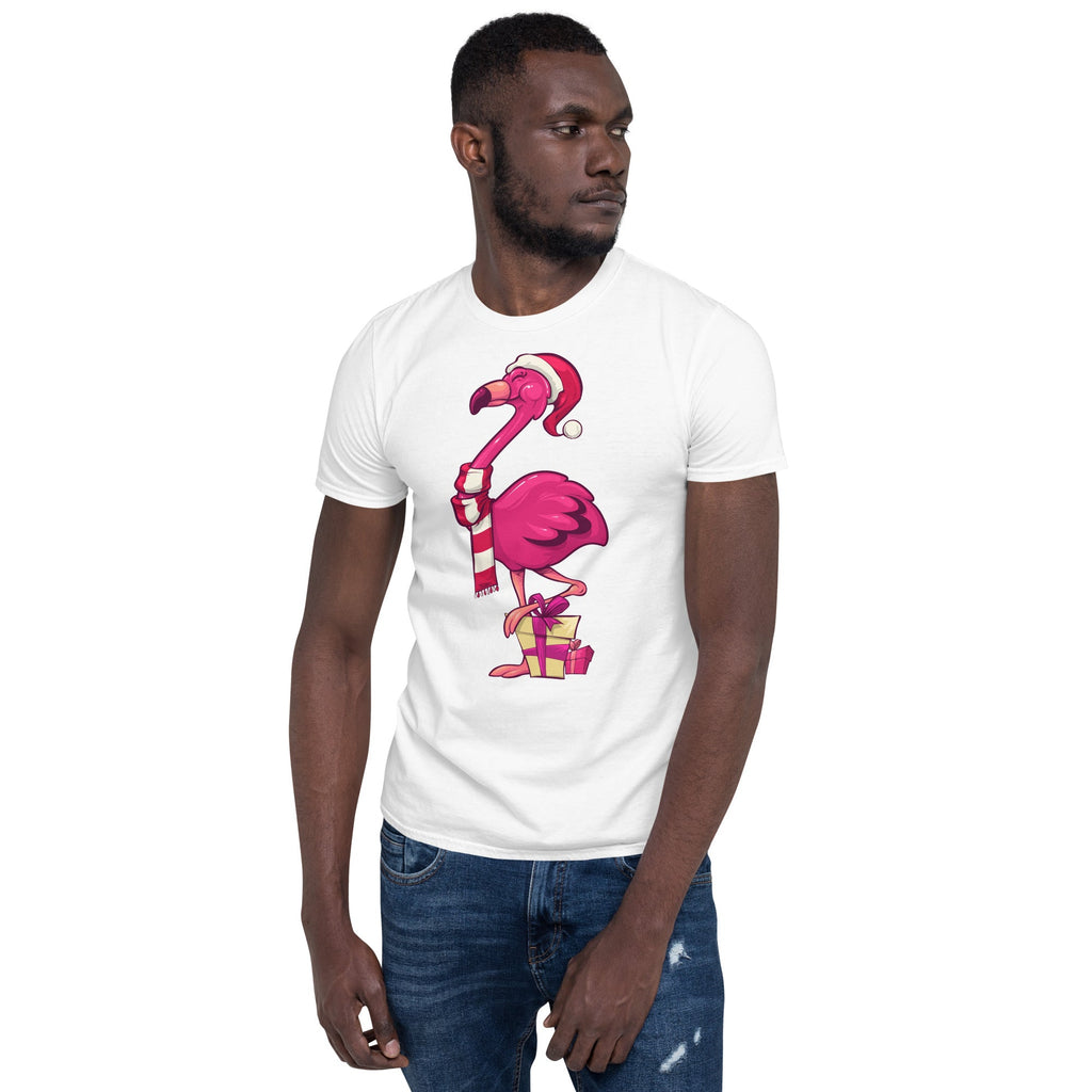 Original Le T-shirt de Noël populaire Flamant rose