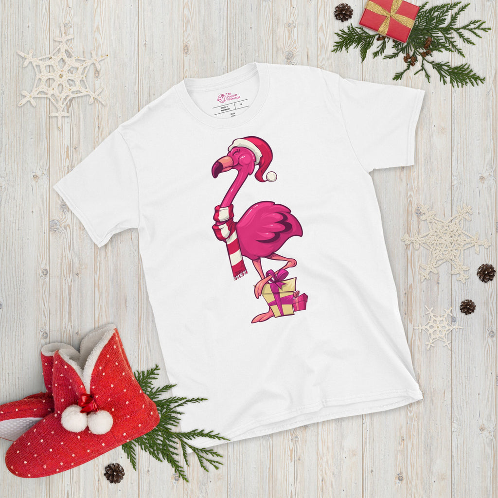 Original Le T-shirt de Noël populaire Flamant rose